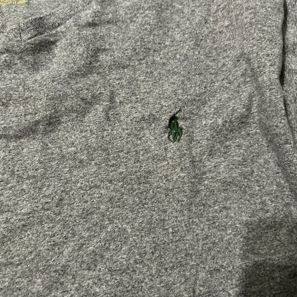 Polo Ralph Lauren T Shirt Heather Grey Men’s Large Soft Tee - Picture 2 of 3